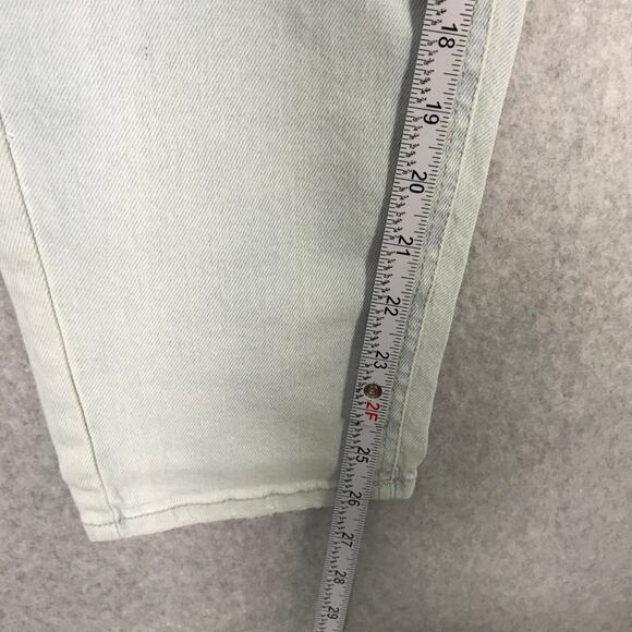 Wild Fable Jeans Women Size 8 Mom Distressed Holes Worn Faded Skater Bleached - Picture 7 of 12